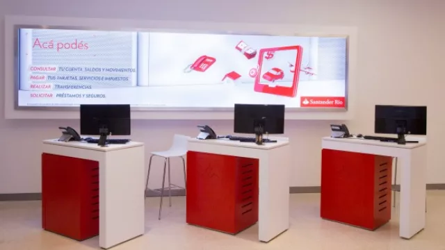 Santander Río presenta un sistema de sucursales digitales. Abrirá una en Córdoba a mediados de año.