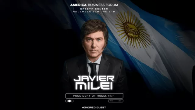 Javier Milei como especial invitado, junto a Jeff  Bezos y Rafal Nadal, cierran hoy el mega evento American Business Forum en Miami