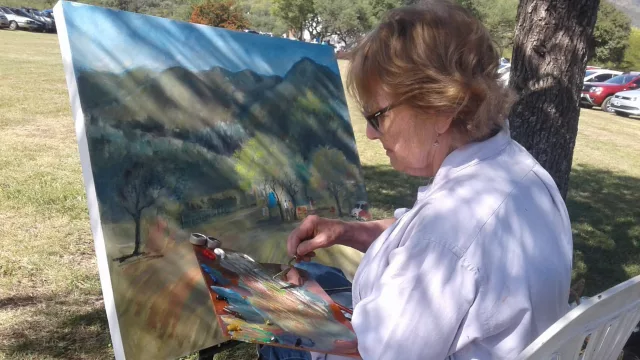 Encuentro de Pintores (en Los Reartes), una costumbre que se renueva cada noviembre