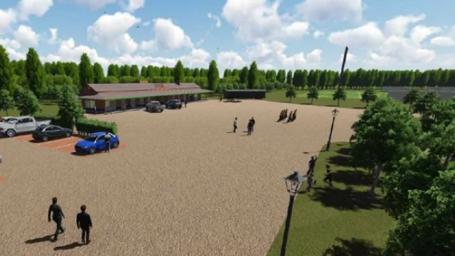 El club deportivo contará con dos canchas de rugby.