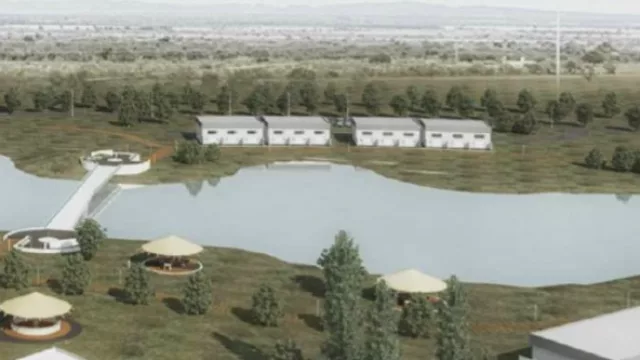 En la laguna, que ocupará casi dos hectáreas, se sembrarán peces para luego realizar campeonatos de pesca deportiva.