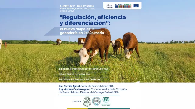 Regulación, eficiencia y diferenciación: el nuevo mapa de la ganadería en Jesús María en una charla técnica
