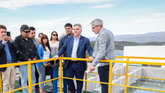 Traslasierra: Llaryora inauguró el acueducto que beneficiará a más de 110 mil habitantes