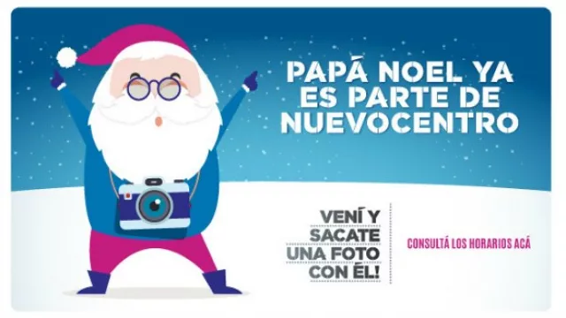 Papa Noel ya es parte del nuevo centro