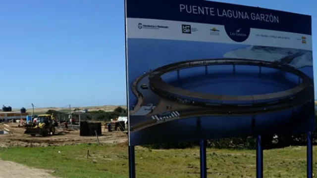 Inaugurarán el puente sobre Laguna Garzón