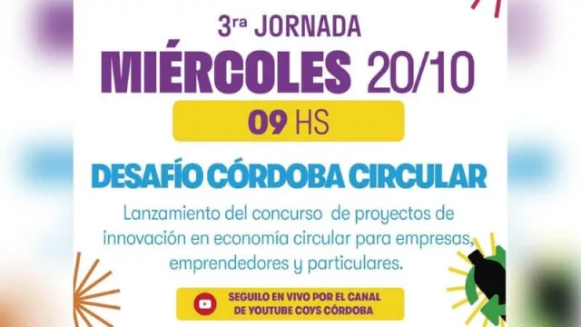 Comienza hoy el Desafío de Innovación "Córdoba Circular"