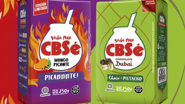 ¿Estás seguro, che? CBSé lanza yerba mate con sabor a chocolate Dubái y Mango Picante