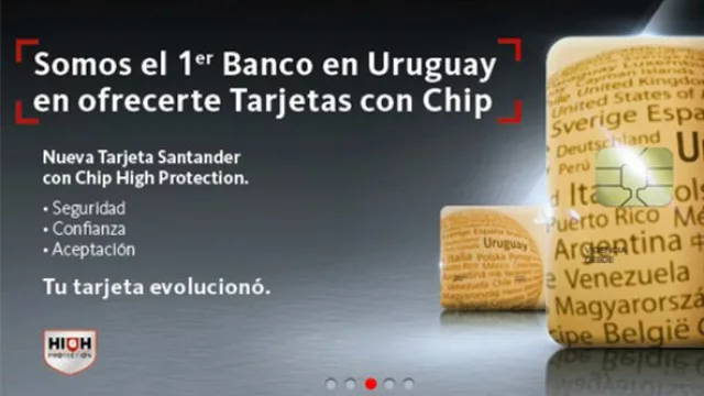 Santander no quiere clones: 500.000 plásticos con chip