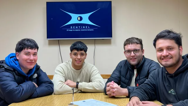 Los jóvenes creadores de Sentinel.