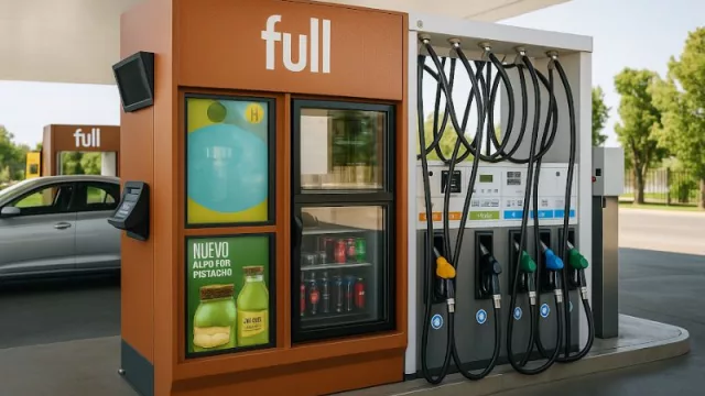 Un surtidor, una heladera: cómo vender en una estación de servicio (YPF) con el cliente al volante