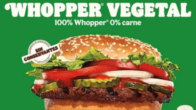 Burger King supera expectativas de ventas en Argentina con la nueva Whopper Vegetal