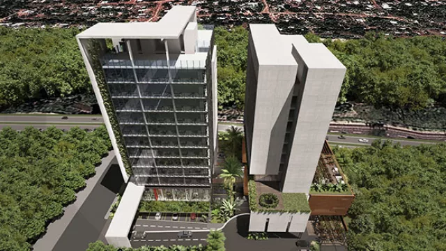 Iniciaron oficialmente las obras del WTC y del Hotel Sheraton Four Points en CDE