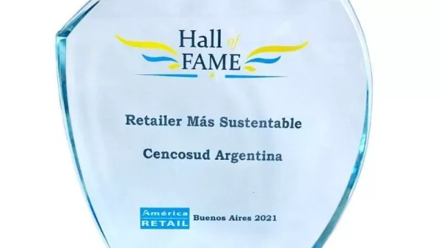 Cencosud fue nombrado el Retailer Más Sustentable en los premios Retail Hall of Fame 2021 (compitió con Mercado Libre y Carrefour)