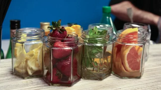 Frescos, coloridos ¡y simétricos! los ingredientes de la barra de Dr. Jeckyll.