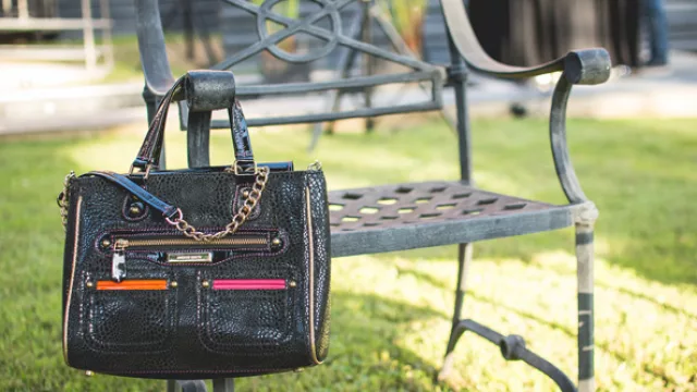 Voy y Vengo. Una de las asistentes dejó por un instante su cartera.