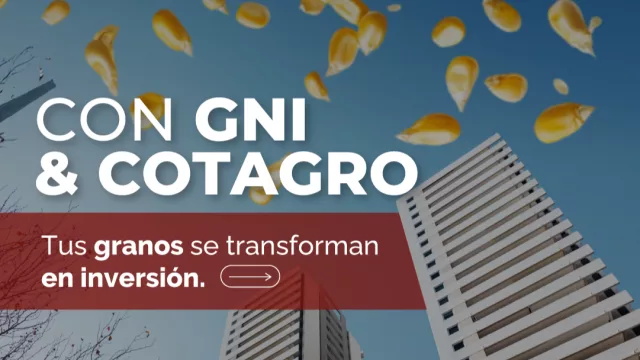 ¿Sos productor de Cotagro? Podés canjear tus granos por departamentos en Rio Cuarto y Córdoba (y por lotes en Villa del Dique)