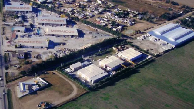 Blangino ya puede “cocinar” 14.000 m2 de mosaicos por día (dos canchas de rugby)