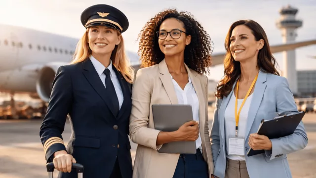 Más mujeres en cabina, en torres y en decisiones clave (las becas que vuelven a poner foco en la aviación y el turismo)
