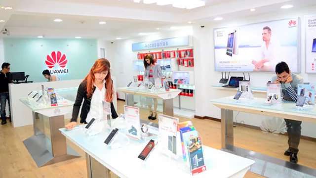 Huawei habilitó su primera tienda en el país