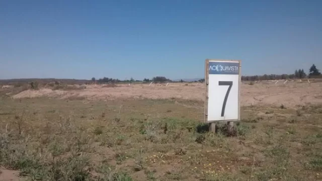 El Lote 7. Uno de los lotes de 250 metros que se comercializaron al iniciar el emprendimiento.