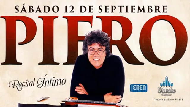 Te invitamos a ver a un grande en Studio Theater