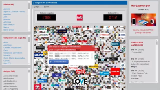 Captura de pantalla luego del sorteo de la Quiniela vespertina del viernes: el 3669 -el número ganador- correspondió a Transatlántica.