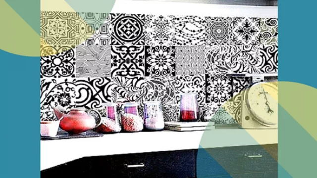 La combinación de estampados en un mismo tono.