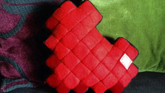 Hasta los almohadones pueden adquirir esta forma.