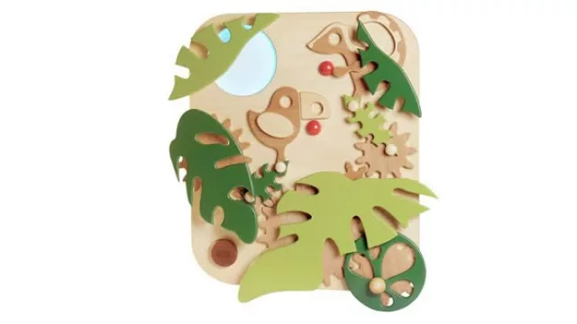 La nueva línea de objetos lúdicos está inspirada en la selva misionera (Selva grande, $ 2.600)