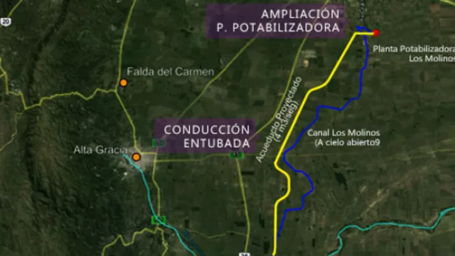 Con un presupuesto de 1.132.858.000 de pesos comenzó la construcción del nuevo conducto entubado del canal Los Molinos.