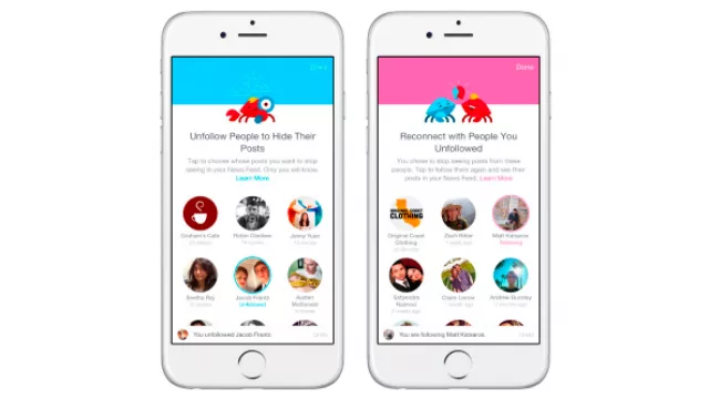 También podés dejar de seguir determinados "indeseables"... Y luego volver a seguirlos en la siguiente opción.