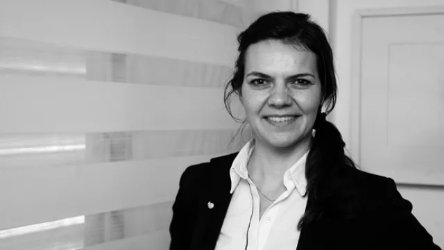 Claudia Ballhause, asistente de gerencia y responsable de comercio exterior