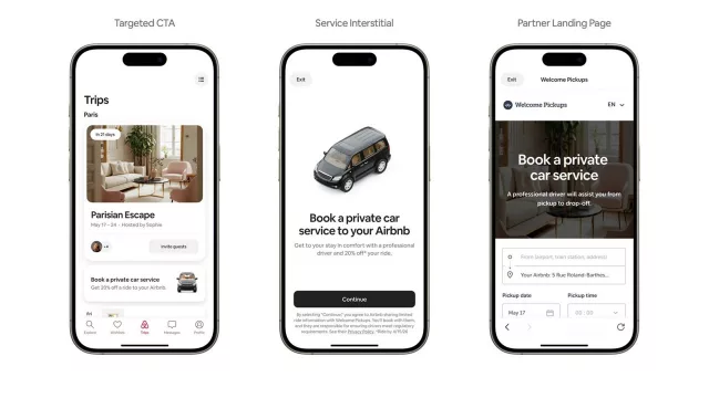 Airbnb lanza servicios de traslado privado en más de 125 países (incluido España)