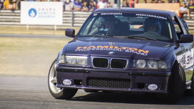 El cordobés no se anduvo con chiquitas y se animó a unas vueltas en el BMW de Leo Gallopa.
Foto: Giuliano Zamboni (@giulizamboni)