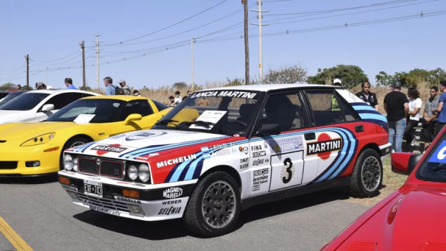 Una oda a Recalde: un Lancia Delta Integrale ploteado como el que supo manejar el histórico cordobés de Mina Clavero.