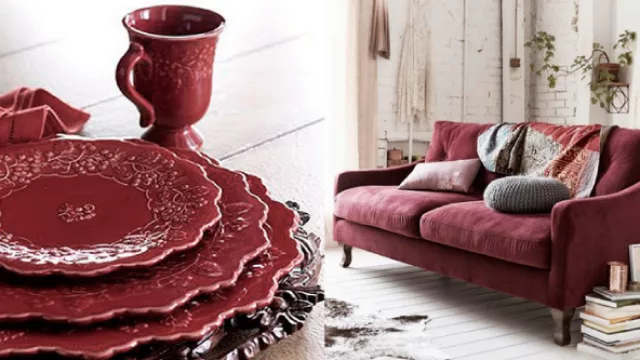 Se puede incorporar Marsala en objetos o mobiliario. 