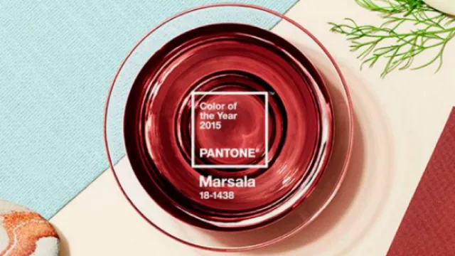 Marsala, el color del año según Pantone.