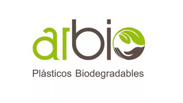 El logo de Arbio, la primera fábrica de bioresinas plásticas de la región.