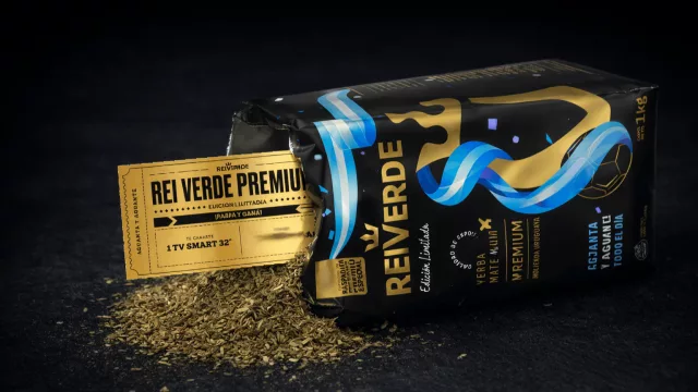 Rei Verde se sube a la ola mundialista y lanza edición limitada de su línea Premium (con premios sorpresas: TV, kits materos y pelotas oficiales)