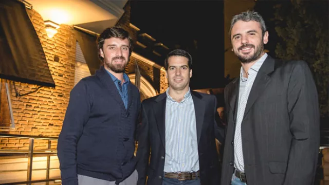 Luciano Lorenzoni (Proaco), Horacio Parga (h) (Edisur) y Guillermo López (InfoNegocios)