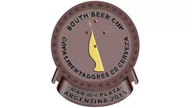 La medalla que ganó Peñón del Águila en la Copa Libertadores de Cerveza.
