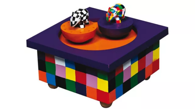 Cajita Musical Elmer Elephant de Trousselier.