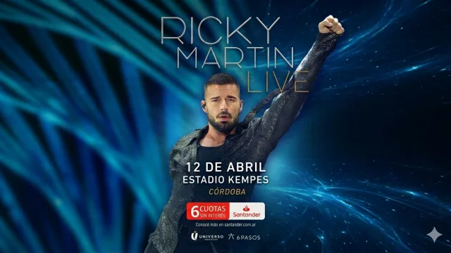Santander, Renault y el "quién es quién" de las marcas que apostaron al regreso de Ricky Martin en Córdoba