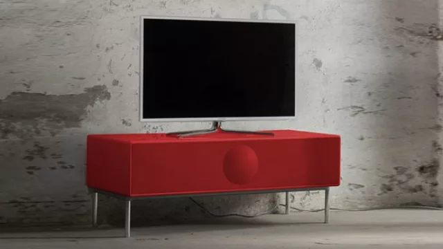 La versión XL de los parlantes es un mueble en sí.