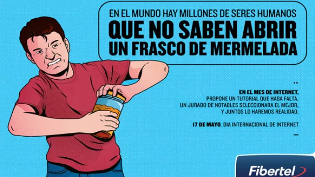 Cómo abrir un frasco de mermelada.