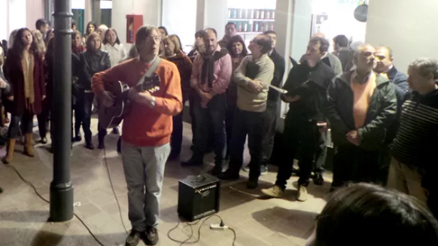 Los Coros María y Pascal estuvieron presentes en la inauguración del Paseo.