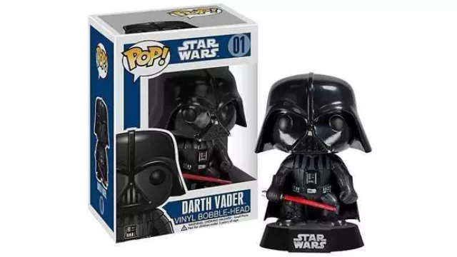 Un Darth Vader con Bobble Head. 
