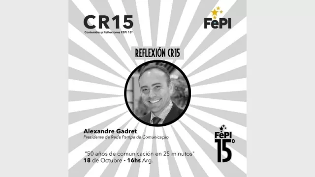 El FePI anuncia las últimas actividades del Ciclo CR15 Contenidos y Reflexiones