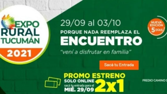 Inició la Expo Rural Tucumán 2021, bajo el lema “Nada reemplaza el encuentro” 
