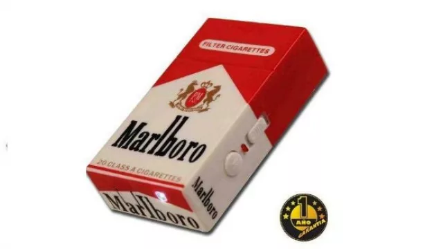 Una picana eléctrica con forma de paquete de cigarrilos. (Disponible en MercadoLibre a $ 259).